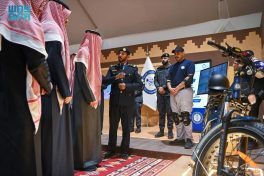 “الأمن والحماية” يستعرض لزوّار معرض “واحة الأمن” الدراجة الهجينة