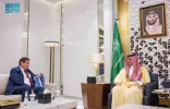 الأمير عبدالعزيز بن سعود يستقبل سفير المملكة المتحدة لدى المملكة