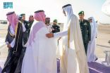أمير دولة قطر يصل الرياض وفي مقدمة مستقبليه نائب أمير المنطقة