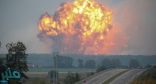 انفجار قوي في مخزن للذخائر بأوكرانيا