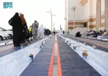 موائد الإفطار في مسجد “سيد الشهداء” بالمدينة المنورة تجسّد التكافل المجتمعي لخدمة الصائمين وضيوف الرحمن