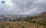 أمطار غزيرة على منطقة الباحة