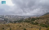 أمطار غزيرة على منطقة الباحة