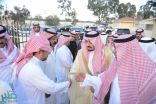 أمير عسير يعزي أسرة الملازم أول طيار الشهراني