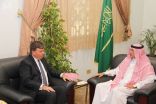 أمين الطائف يلتقي القنصل الأمريكي بجدة