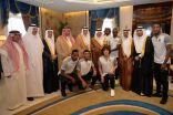 الفيصل يستقبل إدارة ولاعبي نادي الاتحاد ويهنئهم على الفوز بكأس ولي العهد