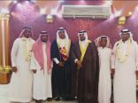 المجرشي أحد أبطال الحد الجنوبي يحتفل بزفافه