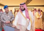 ولي العهد يضع حجر الأساس لمشروع إنشاء مركز الحرب الجوي