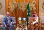 ولي العهد يلتقي قائد الجيش الليبي