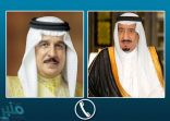 خادم الحرمين الشريفين يجري اتصالاً هاتفياً بملك البحرين