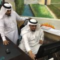 الدكتور القرني يدشن برنامج «الربط الالكتروني» بمدرسة الحسن البصري
