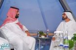 ولي العهد يلتقي نائب رئيس الإمارات