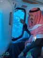 الأمير بدر بن سلطان يتفقد الهدا والشفا والشريط السياحي جوًا