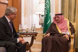 سمو ولي العهد يستقبل سفير تونس لدى المملكة