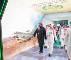 نيابة عن خادم الحرمين الشريفين.. سمو ولي العهد يدشن معرض الدفاع العالمي