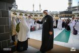 شؤون الحرمين تتابع استقبال المصلين داخل المسجد الحرام